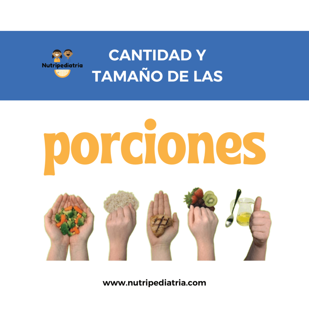 Porciones. Raciones de alimentos